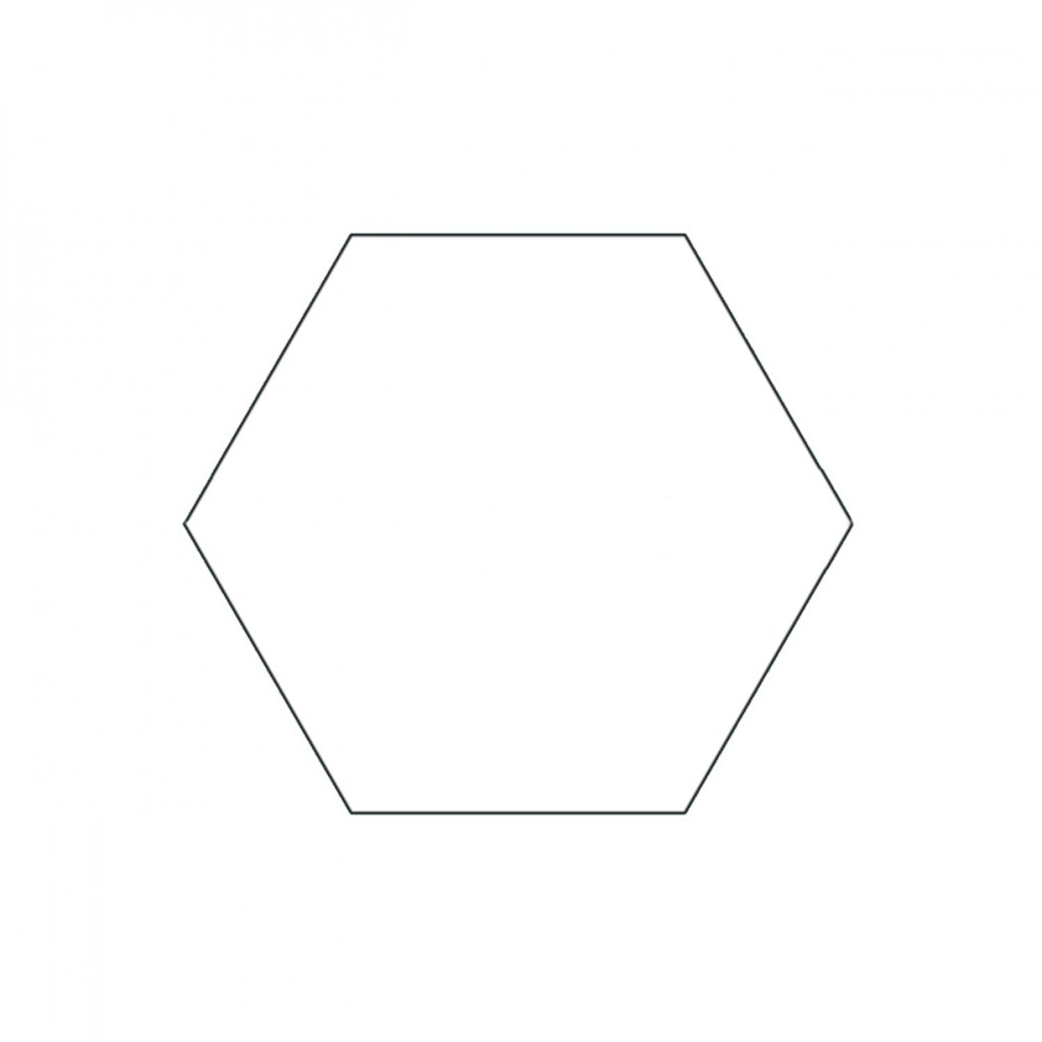 Hexagon 2-1/2in 300pc # HEX250B - Special Order