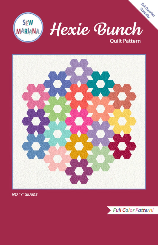 Hexie Bunch Quilt Pattern by Sew Mariana