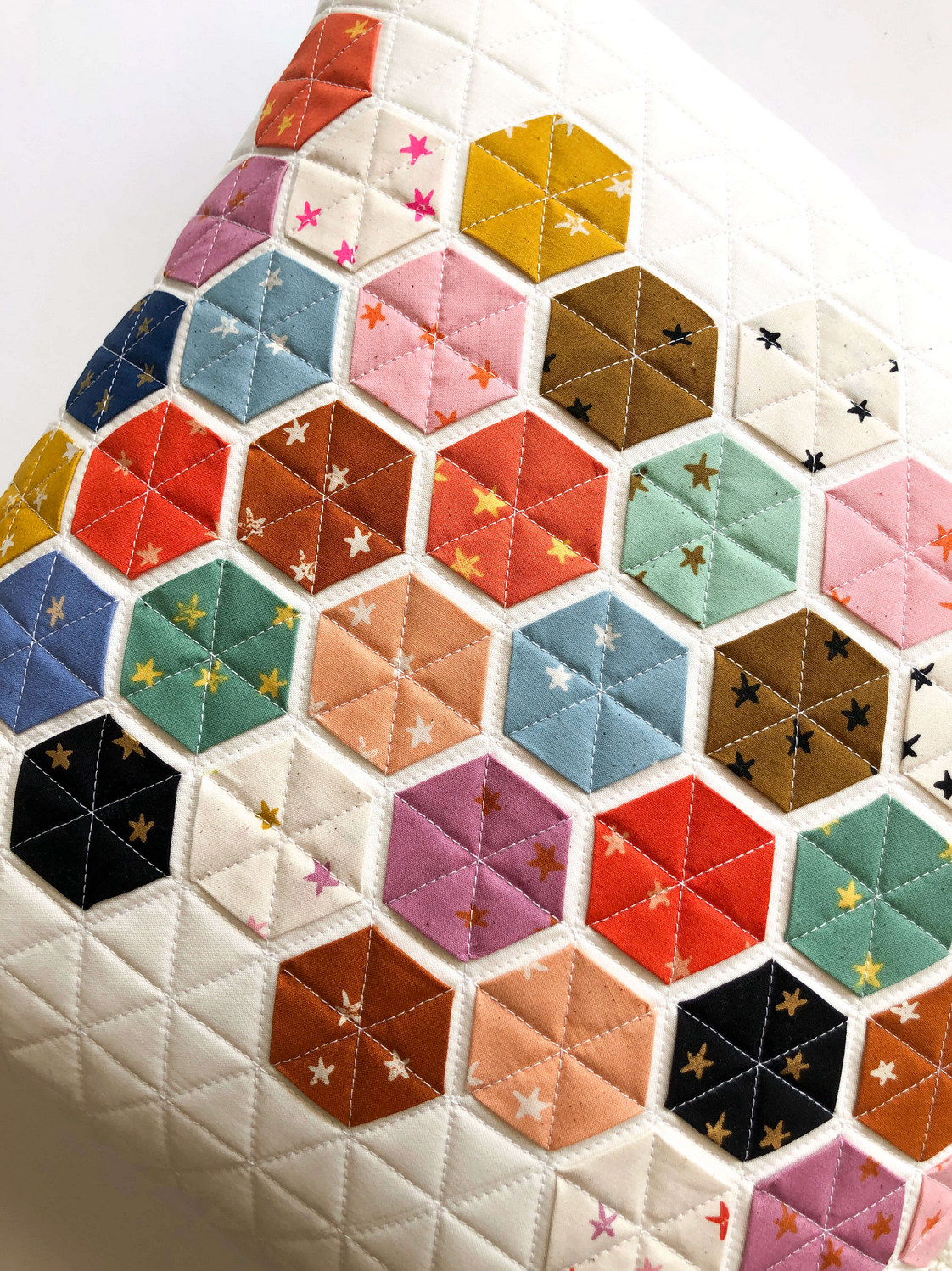 Hexie Pillow Pattern by Modern Handcraft