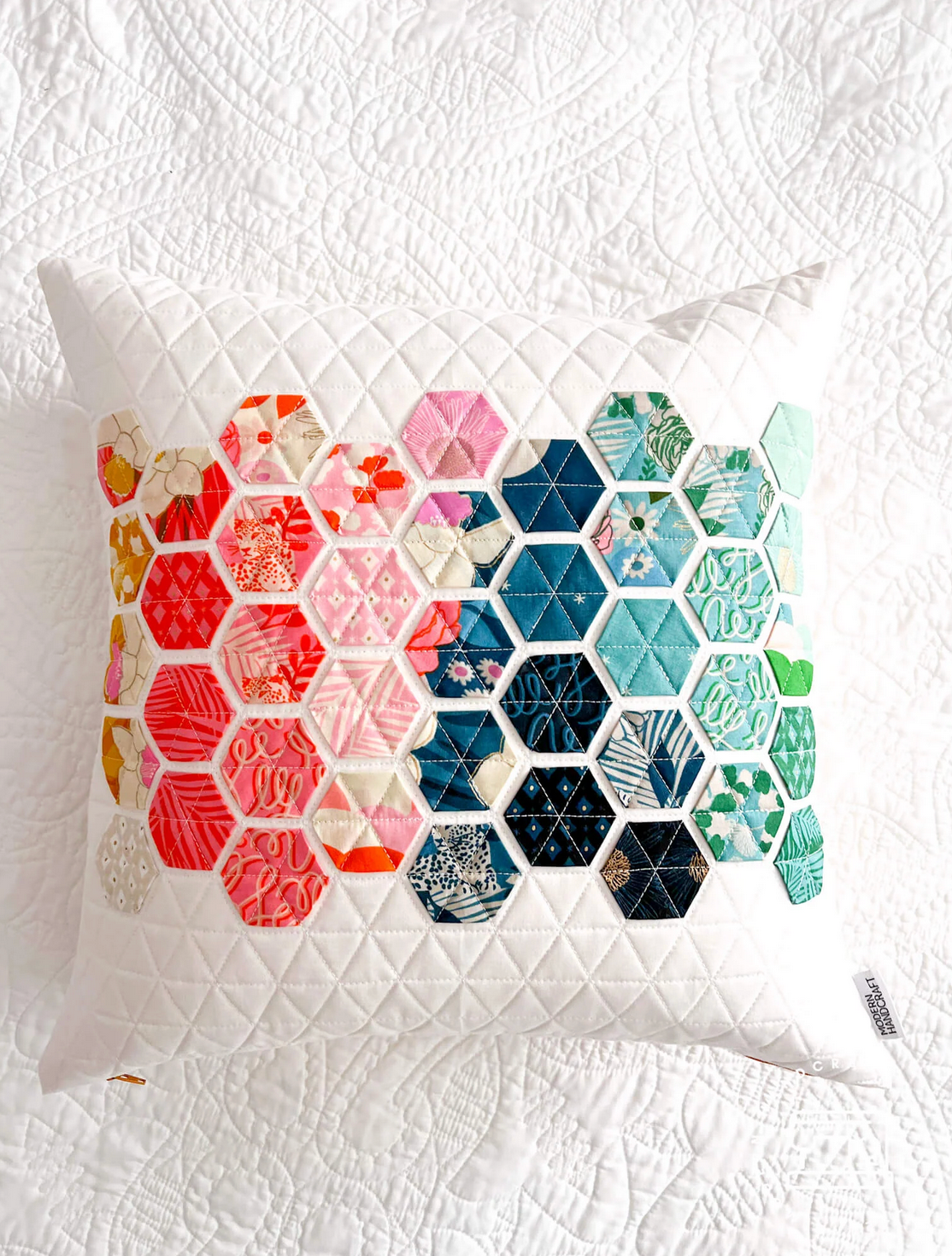 Hexie Pillow Pattern by Modern Handcraft