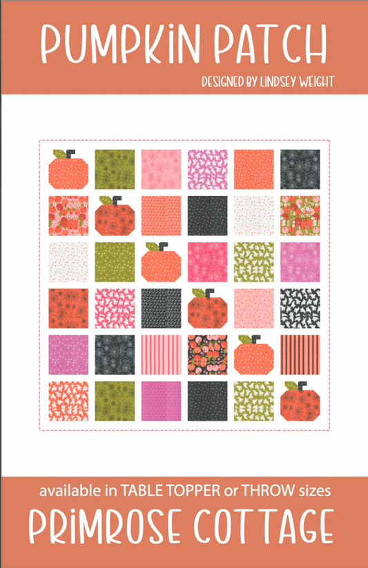 Hey Pumpkin by My Minds Eye : Pumpkin Patch Quilt Pattern by Primrose Cottage