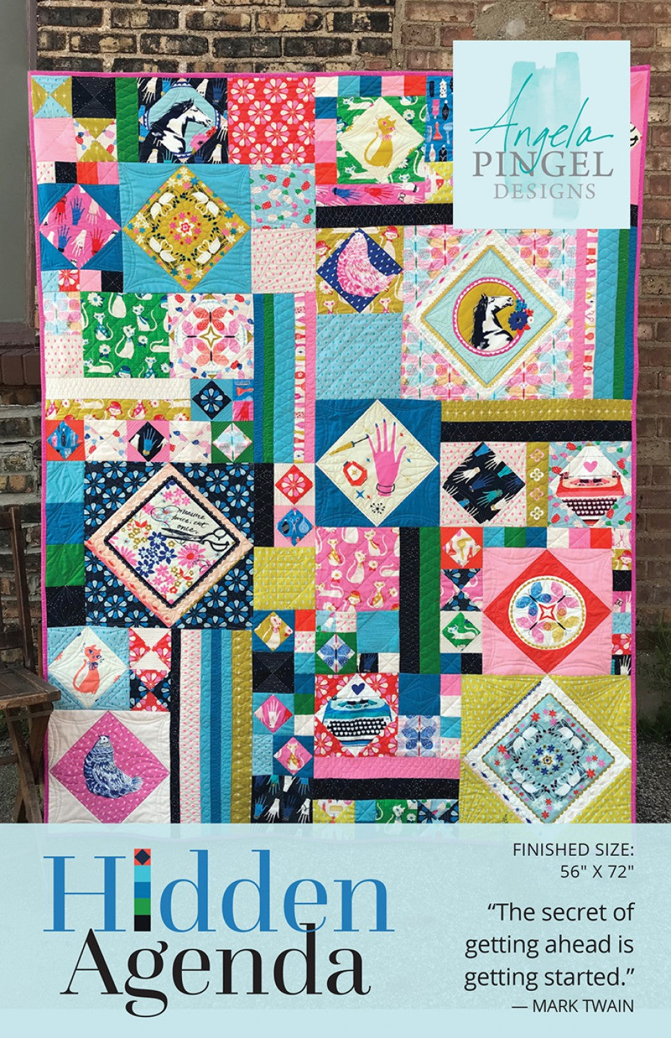 Hidden Agenda Quilt Pattern by Angela Pingle