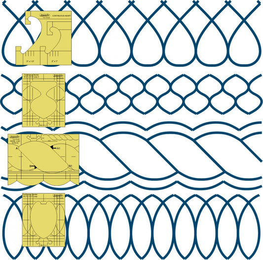 High Shank Border Sampler Set # WT-BS-HS - Special Order