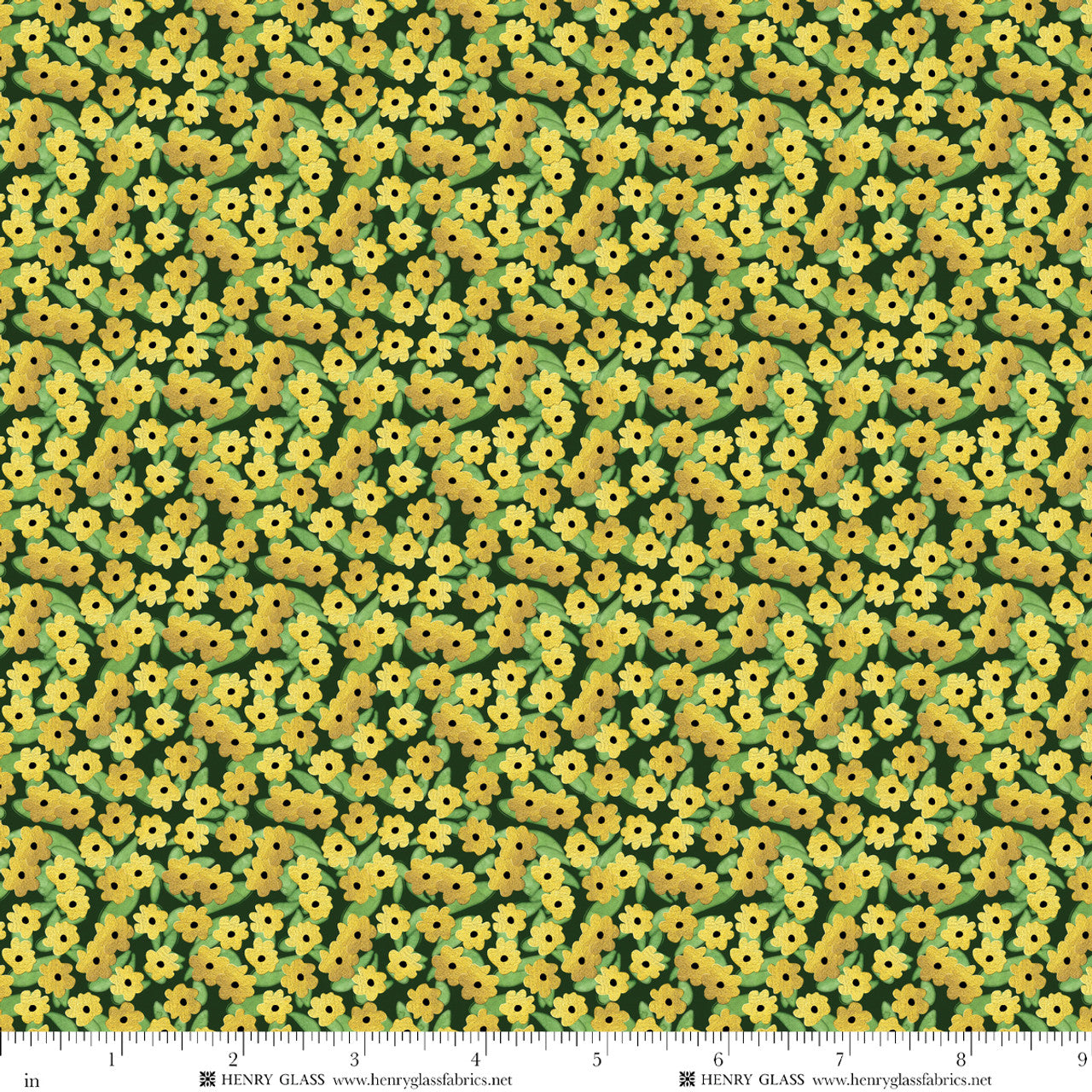 Highland Nature Walk by Alison Woodside - Ditzy Flowers 4601-44 Amber