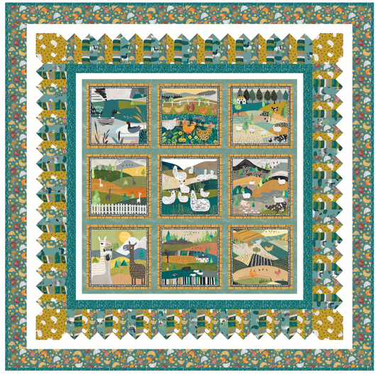 Highland Nature Walk by Alison Woodside - Pastoral Life Quilt Kit