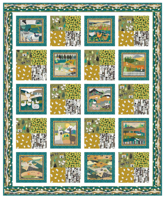 Highland Nature Walk by Alison Woodside - Patch of Heaven Quilt Kit