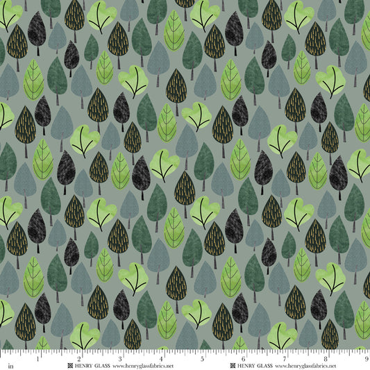 Highland Nature Walk by Alison Woodside - Trees 4600-90 Grey