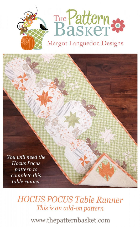 Hocus Pocus Table Runner Add-On Quilt Pattern by The Pattern Basket