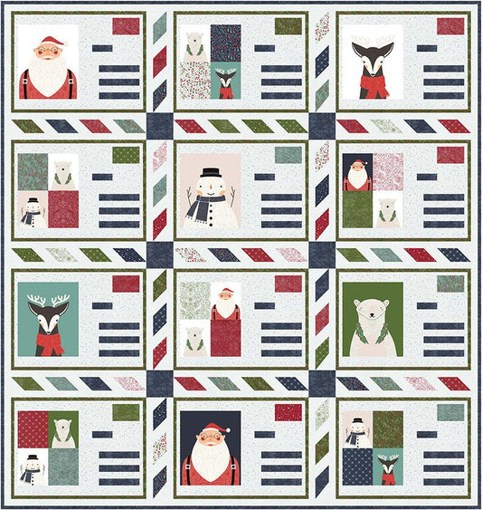 Holiday Cards Quilt Pattern by Ginigber