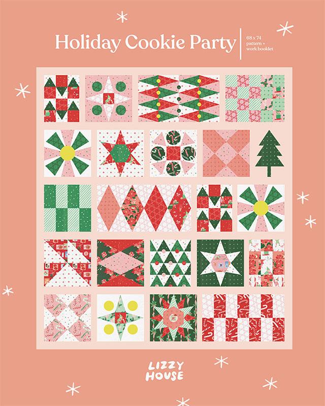 Holiday Cookie Party Quilt Pattern by Lizzy House