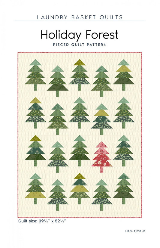 Holiday Forest Quilt Pattern by Laundry Basket Quilts