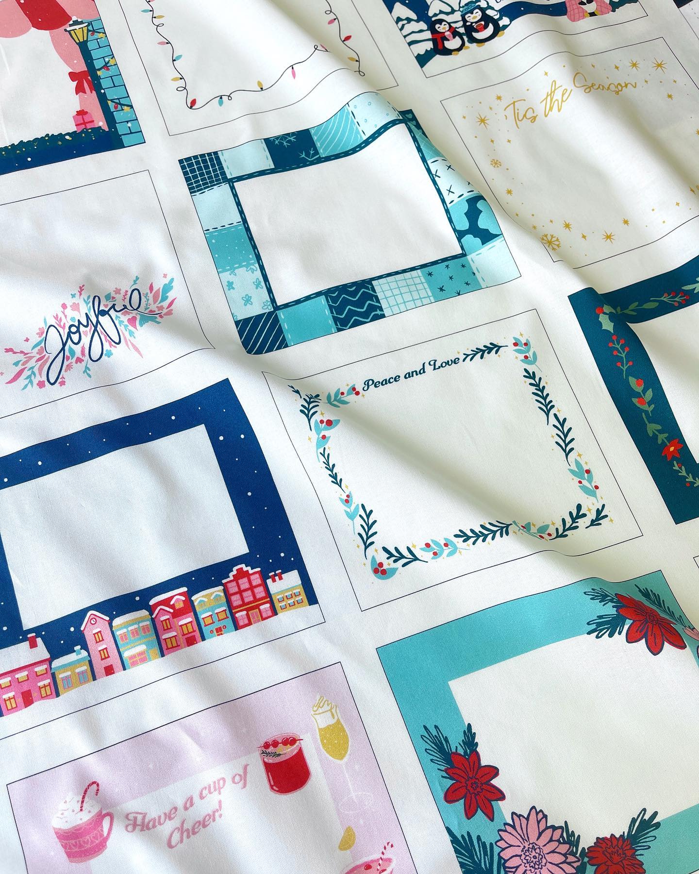 Christmas Quilt Label Panel by Figo Studio – Modern Quilt Co.