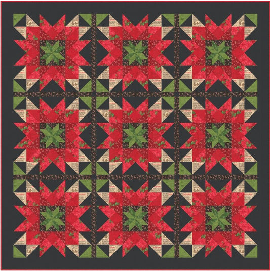 Holiday Flora Quilt Pattern by Stacy Iest Hsu