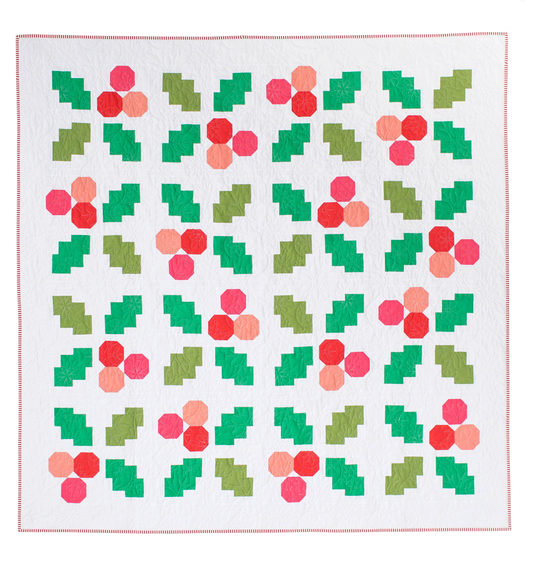 Holly Jolly Quilt Pattern by Then Came June