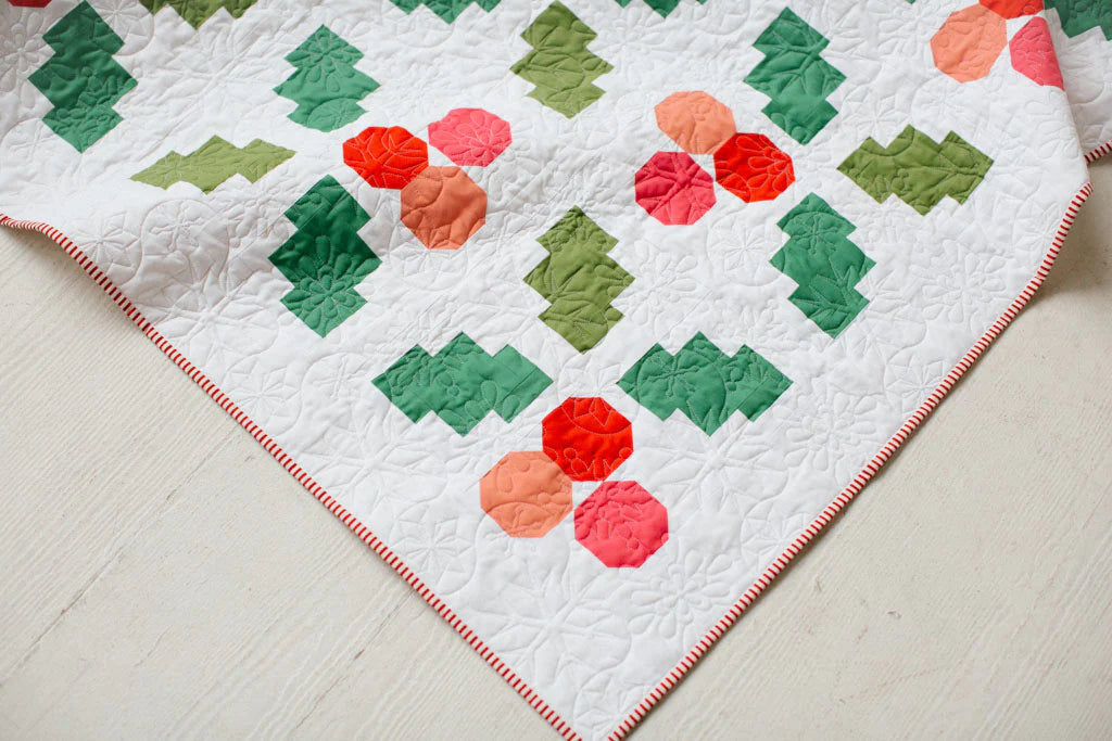 Holly Jolly Quilt Quilt Pattern by Then Came June