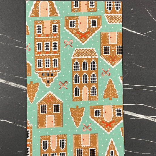 Holly Jolly by Dear Stella : Gingerbread Houses Jade STELLA-DFG3185