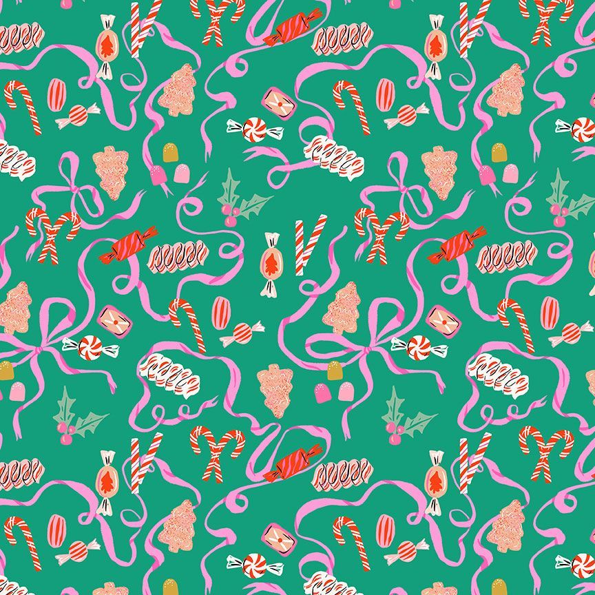 Holly Jolly by Dear Stella : Holiday Candy Peacock STELLA-DFG3190