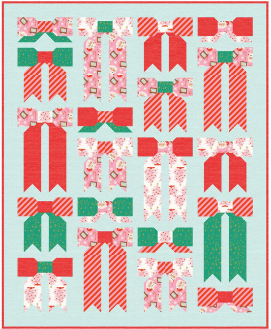 Holly Jolly by Dear Stella : Top Knot Quilt Kit