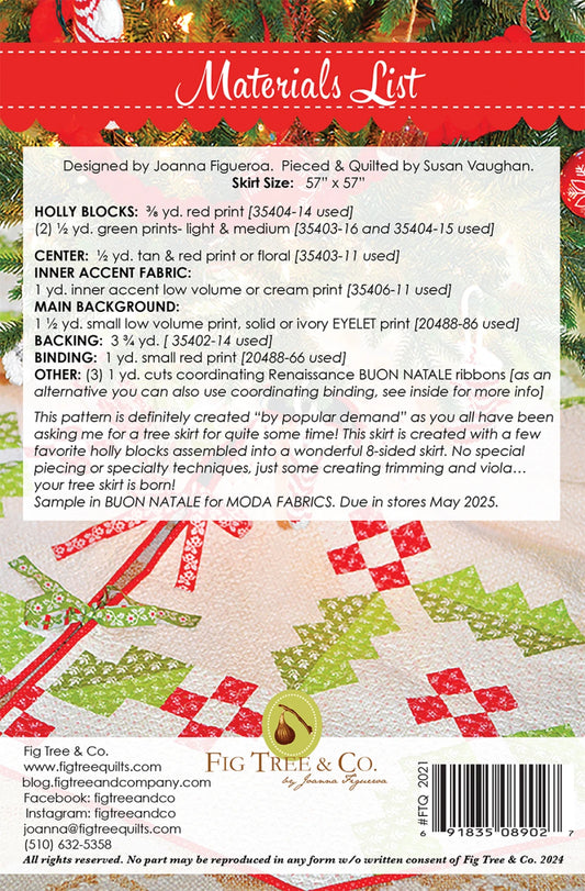Holly Tree Skirt Pattern by Fig Tree & Co.