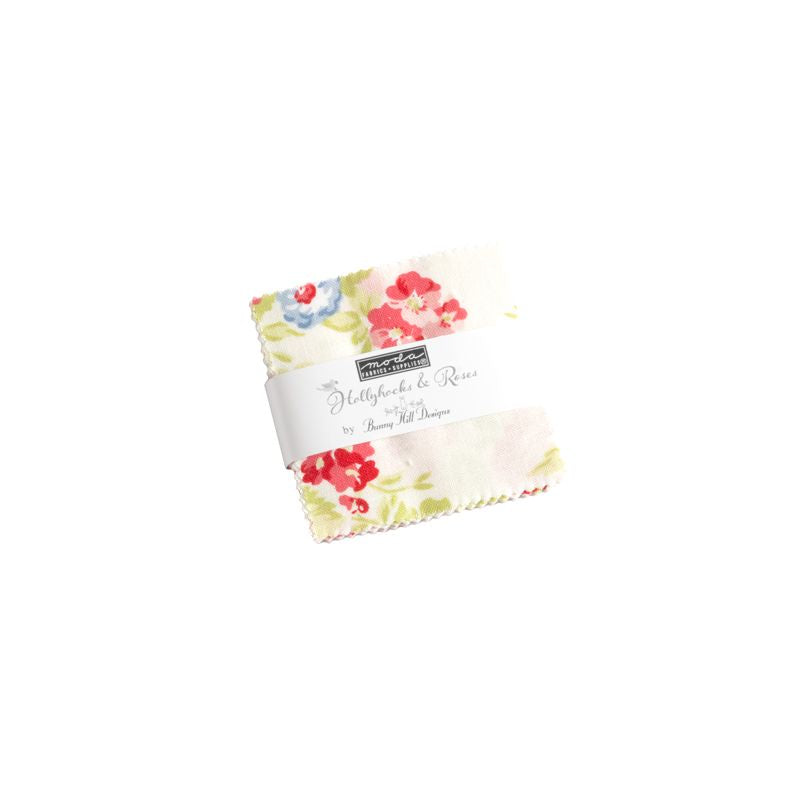 Hollyhocks and Roses by Bunny Hill Designs- Mini Charm Pack 3050MC