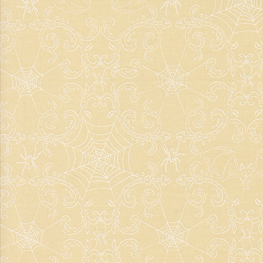 Home Sweet Haunt by Stacy Iest Hsu : Rod Iron Halloween Spider Webs Bone White 20917 21