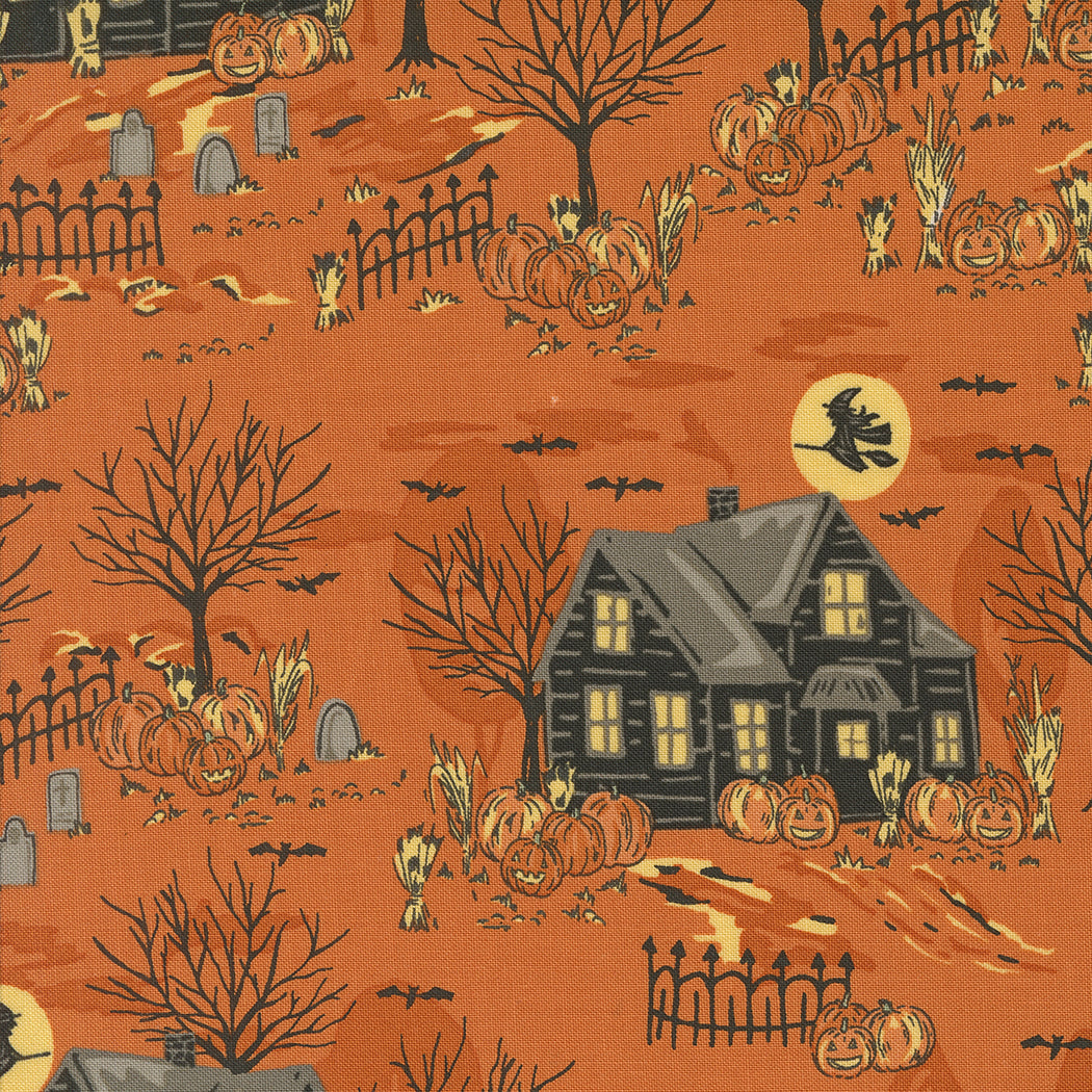 Home Sweet Haunt by Stacy Iest Hsu : Spooky Halloween Scene Pumpkin 20912 14