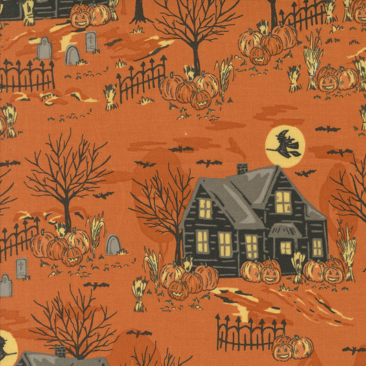 Home Sweet Haunt by Stacy Iest Hsu : Spooky Halloween Scene Pumpkin 20912 14