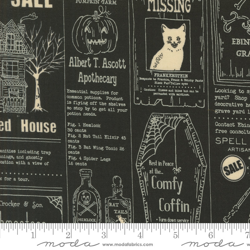 Home Sweet Haunt by Stacy Iest Hsu : Vintage News Paper Midnight 20910 17