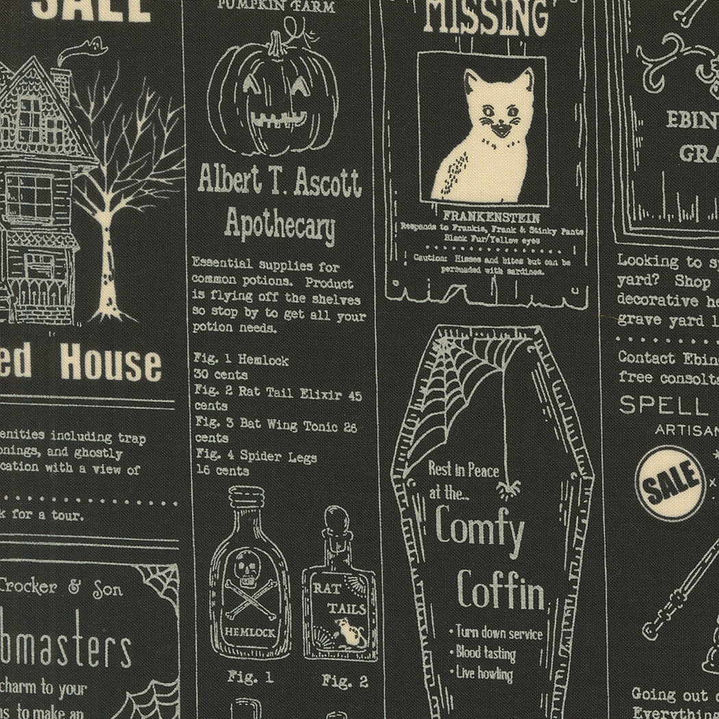 Home Sweet Haunt by Stacy Iest Hsu : Vintage News Paper Midnight 20910 17