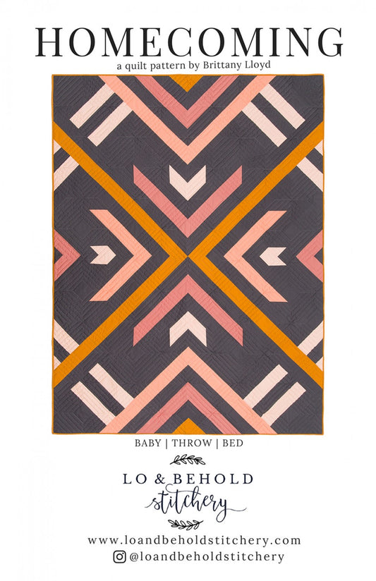 Homecoming Quilt Pattern by Lo & Behold Stitchery