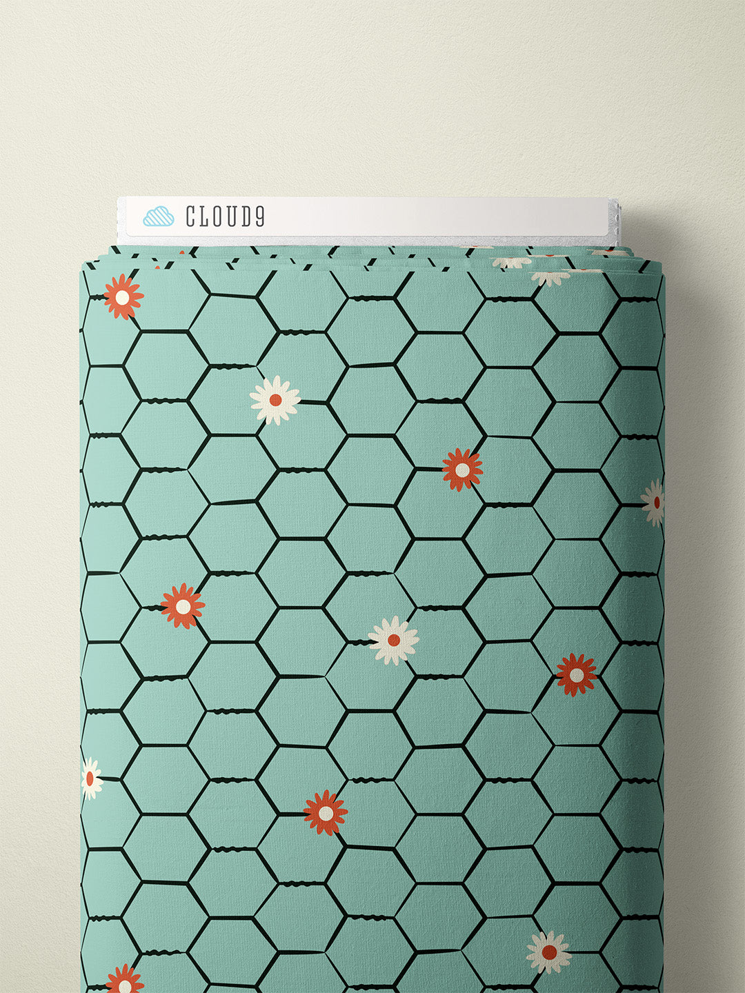 Homestead Haven by Shelby Warwood: Floral Chicken Wire Blue 227921