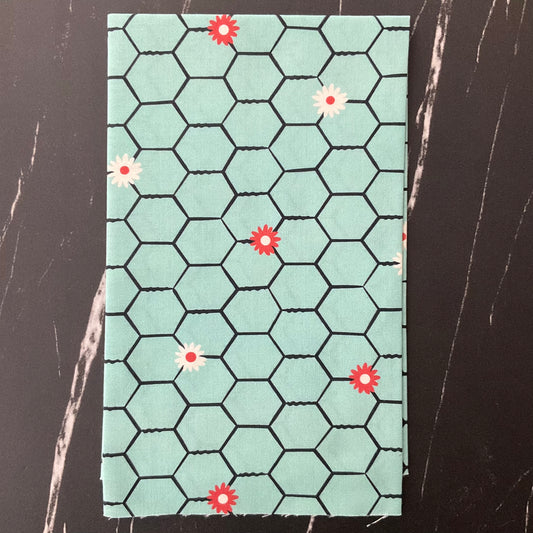 Homestead Haven by Shelby Warwood: Floral Chicken Wire Blue 227921