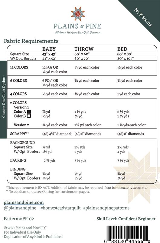 Homestead Star by Plains & Pine - PP 002
