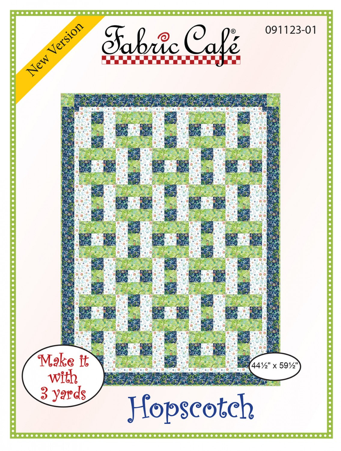 Hopscotch Quilt Pattern by Fabric Cafe
