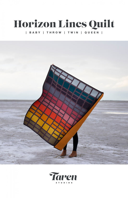 Horizon Lines Quilt Pattern by Taren Studios