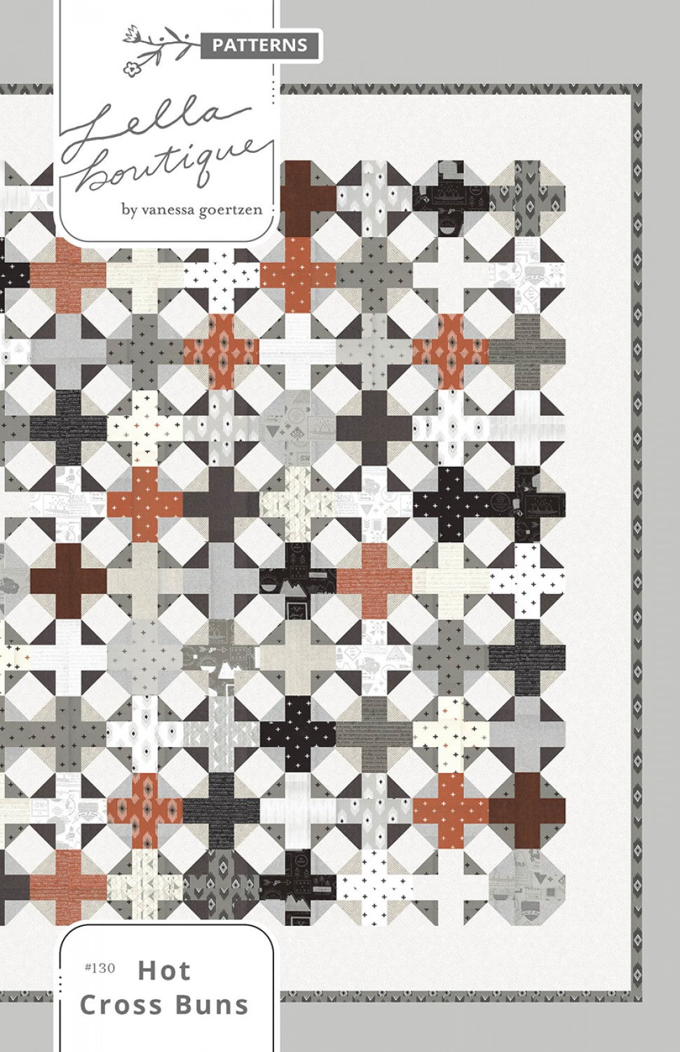 Hot Cross Buns Quilt Pattern by Lella Boutique