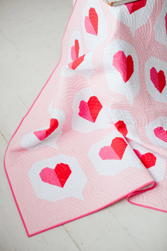 I Heart You Quilt Pattern by Then Came June and Pen + Paper Patterns