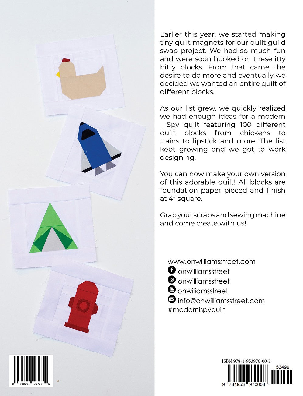 I Spy FPP Quilt Pattern by On Williams Street