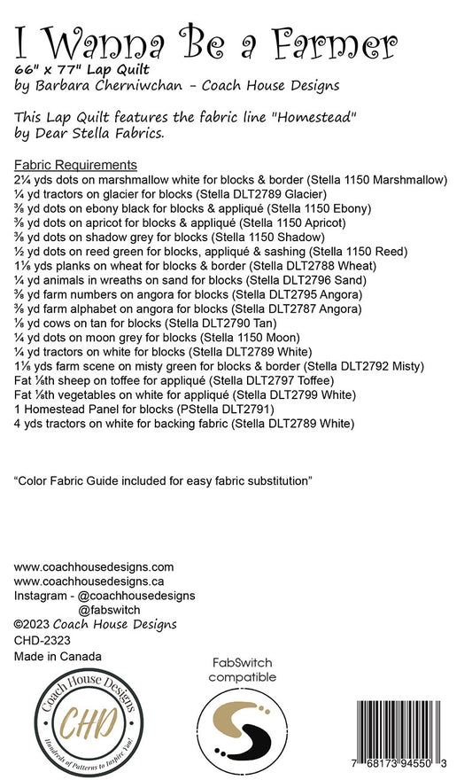 I Wanna Be a Farmer # CHD-2323 - Special Order
