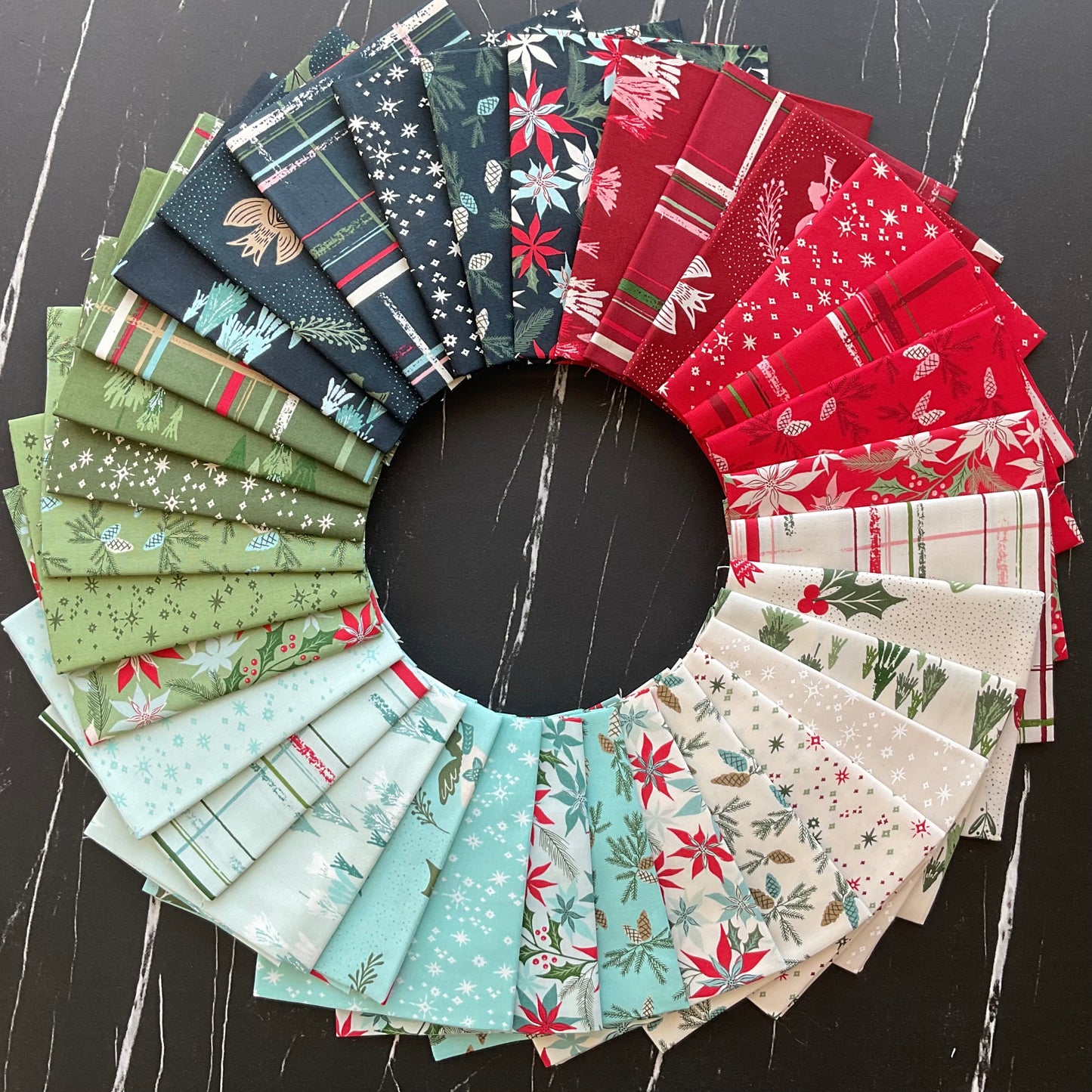 Good News Great Joy by Fancy That Design House - Pinecone Bough - Holly Red 45563 13