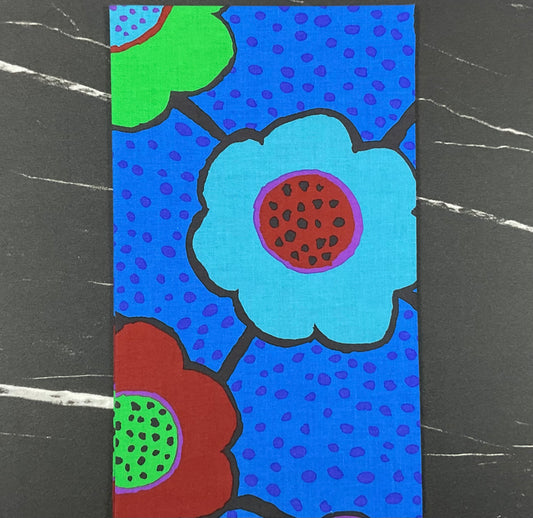 Kaffe Fassett Collective August 2025 : Floral Connections Blue PWBM099.BLUE