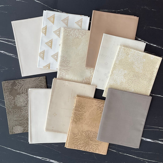 Elements/Pure Solids Bundles by Art Gallery Fabric : Cream