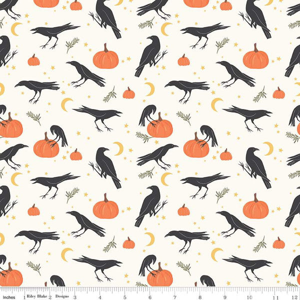 Sophisticated Halloween by My Minds Eye - Vintage Crows Cream