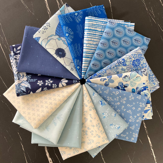 True Blue by Maureen Cracknell - Fat Quarter Bundle