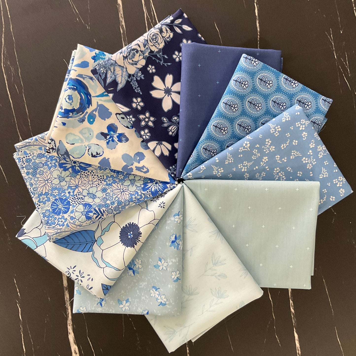 True Blue by Maureen Cracknell - Fat Quarter Bundle