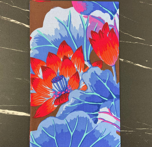 Kaffe Fassett Collective August 2025 : Lake Blossoms Brown PWGP093.BROWN