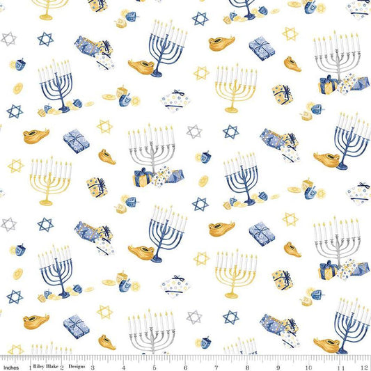 Hanukkah Nights par Sara Reed : Blanc