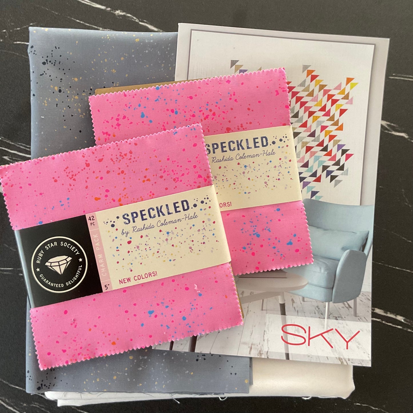 Speckled - Sky Quilt Kit