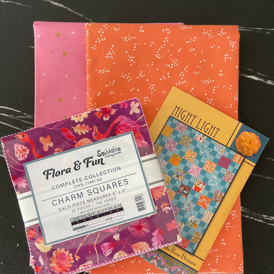 Flora & Fun - Night Light Quilt Kit