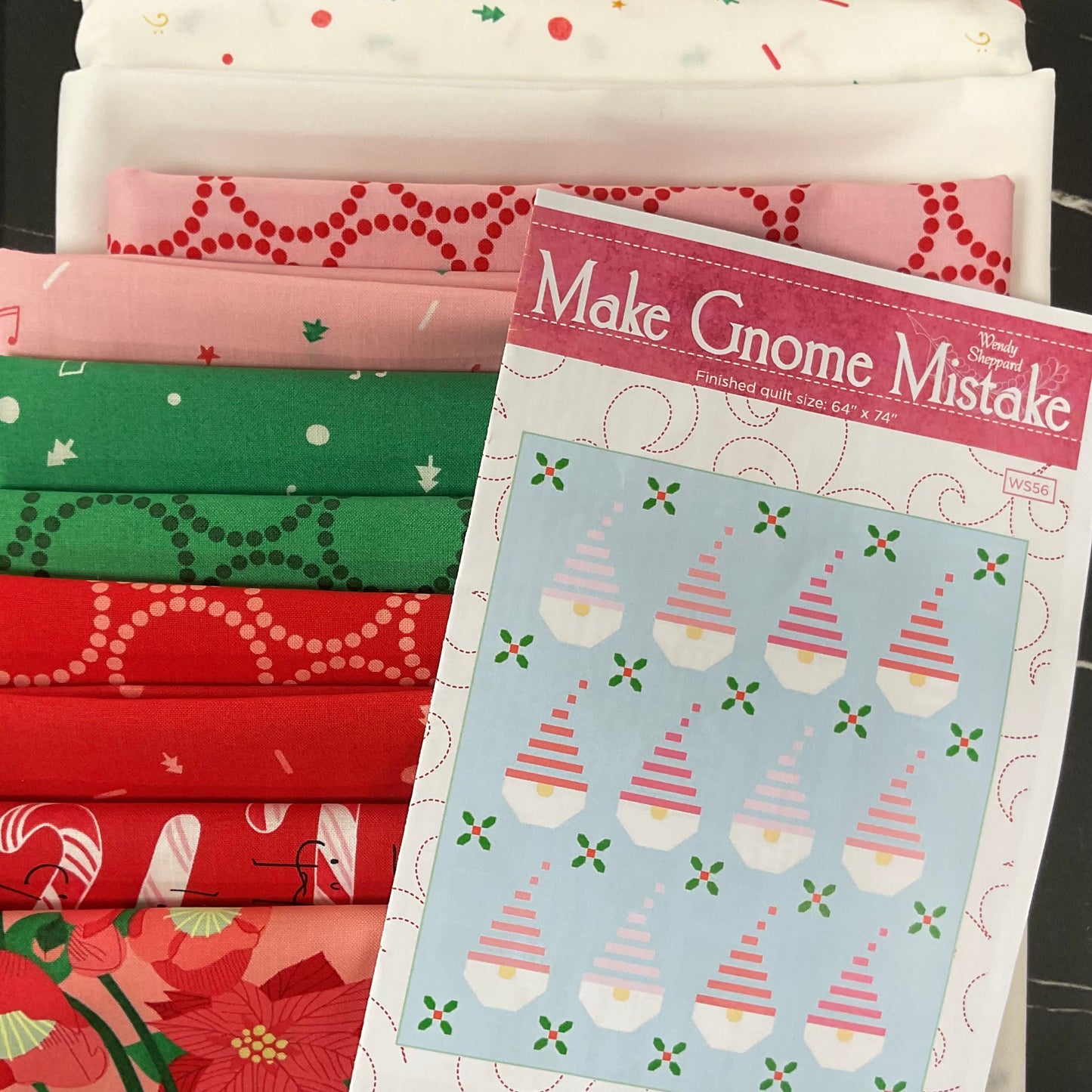 Tiny Christmas by Lizzy House - Make Gnome Mistake Quilt Kit
